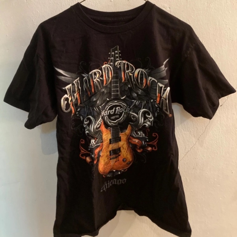 Hard Rock Hotel Chicago Mens Fit 100% Cotton T-Shirt, Medium, Mexico